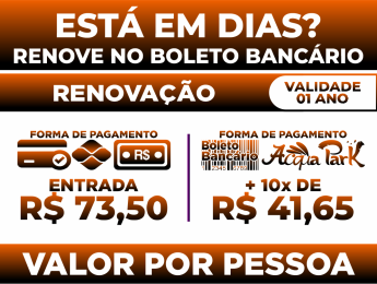 Renovação Boleto 01 Ano